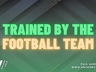 Football team muscle worship gangbang [M4M Gay Audio Story]