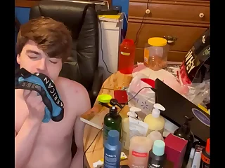 Sneaking Into My Step-Brother’s Room and Cumming at bottom His Underwear